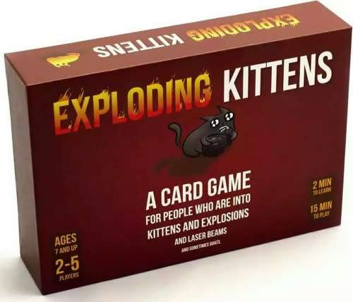 EXPLODING KITTENS PLUS EXPLODING KITTENS NOT SAFE FOR WORK EDITION CHRISTMAS BUNDLE