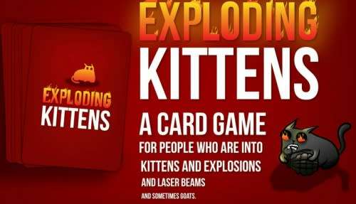 EXPLODING KITTENS PLUS EXPLODING KITTENS NOT SAFE FOR WORK EDITION CHRISTMAS BUNDLE
