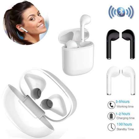 i7S TWS Bluetooth Earphone Twins Wireless Earbuds With Charging Case