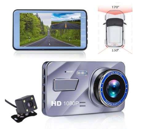 HD FRONT AND REAR DASHCAM