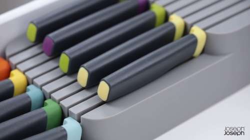 DRAWER STORE COMPACT 2-TIER KNIFE ORGANIZER NEAT STORAGE SOLUTION