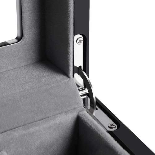 WATCH BOX / DISPLAY / CASE / STORAGE / ORGANISER 10 SLOT/ BLOCK/ DIVISION REAL SOLID WOOD MATT BLACK