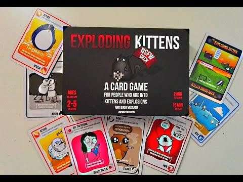EXPLODING KITTENS NSFW (NOT SAFE FOR WORK) VERSION