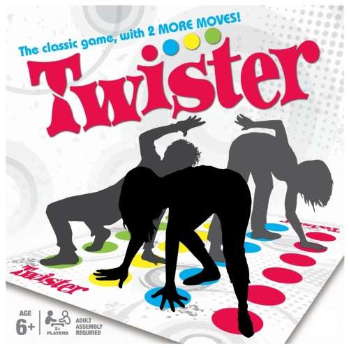 TWISTER - THE CLASSIC GAME WITH 2 MORE MOVES - SOCIAL ACTIVITY / PARTY / BODY GAME