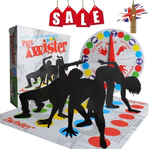 TWISTER - THE CLASSIC GAME WITH 2 MORE MOVES - SOCIAL ACTIVITY / PARTY / BODY GAME