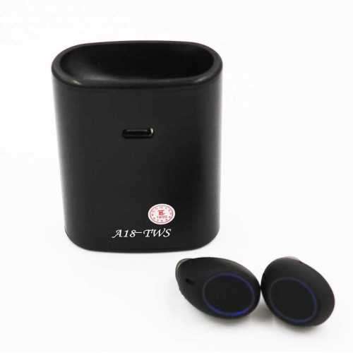 A18-TWS TRUE BLUETOOTH WIRELESS EARPHONES / EARBUDS TWINS WIRELESS EARBUDS WITH CHARGING POD