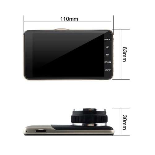 1080p HD FRONT AND REAR DASHCAM