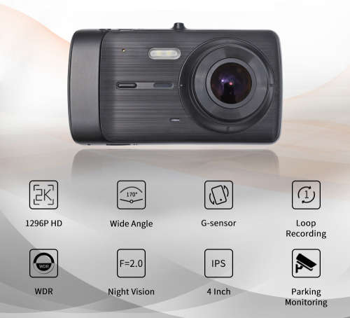 FULL HD 1296P PREMIUM VEHICLE DASH CAM