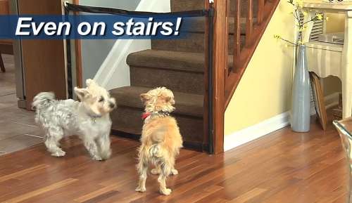 DOG GATE / MAGIC PET GATE / SAFETY ENCLOSURE / MESH GATE DOOR / BARRIER