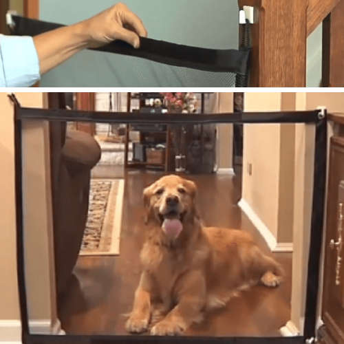 DOG GATE / MAGIC PET GATE / SAFETY ENCLOSURE / MESH GATE DOOR / BARRIER