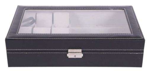 3 Slot Sunglass and 6 Slot Watch Box Display Storage Organiser case