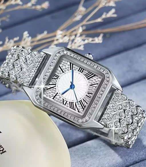 EXQUISITE LADIES QUARTZ RHINESTONE  WATCH - KANGOL BRANDED