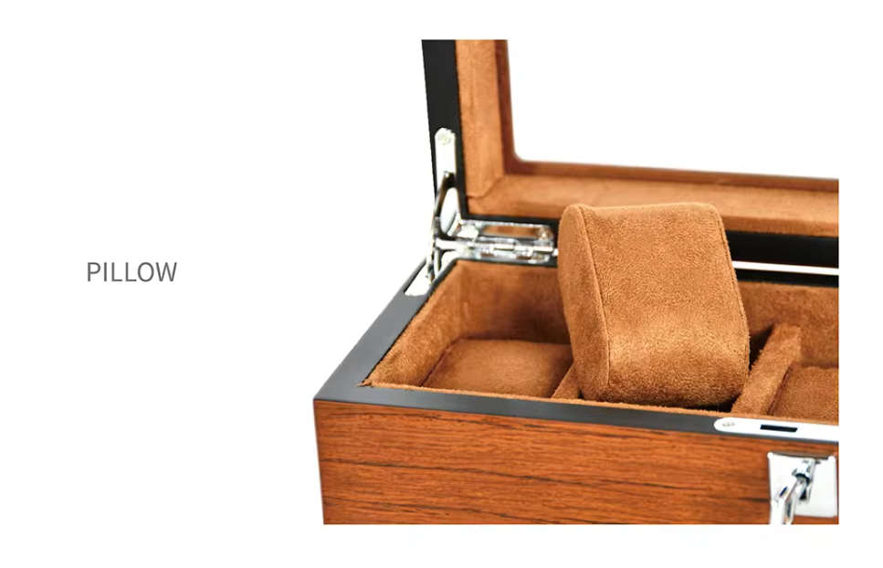 WATCH BOX  DISPLAY  CASE  STORAGE  ORGANISER 8 SLOT BLOCK DIVISION QUALITY SOLID WOOD