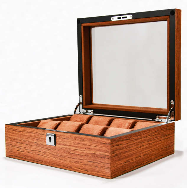 WATCH BOX  DISPLAY  CASE  STORAGE  ORGANISER 8 SLOT BLOCK DIVISION QUALITY SOLID WOOD
