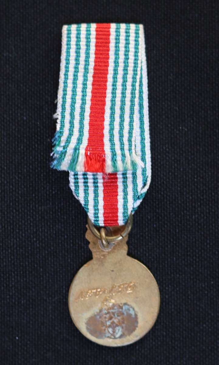 Miniature National Intelligence Service Medal for Faithful Service with Bar EF