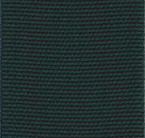 Ribbon full size Colonial Auxiliary Forces Volunteer Long Service Medal 15cm (dark green)