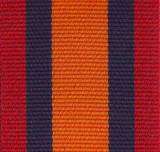 Ribbon full size Queen's South Africa Medal 15cm (QSA)