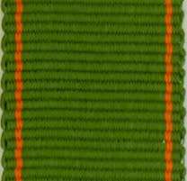 Ribbon miniature SADF Commando Good Service Medal Bronze 11cm (10 years)