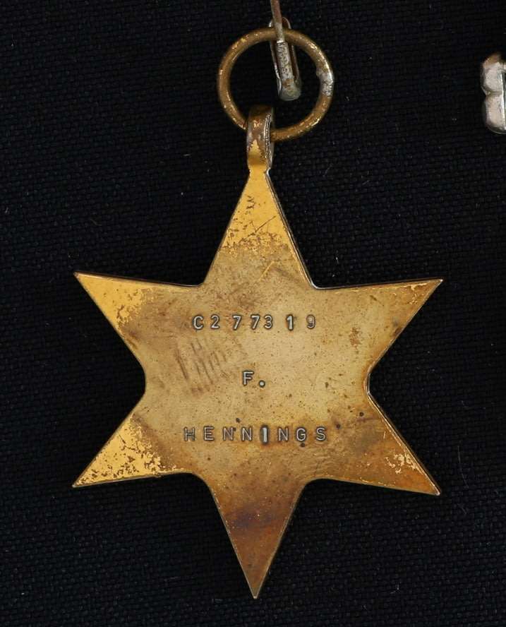 Four: Africa Star, Defence Medal, War Medal & Africa Service Medal EF