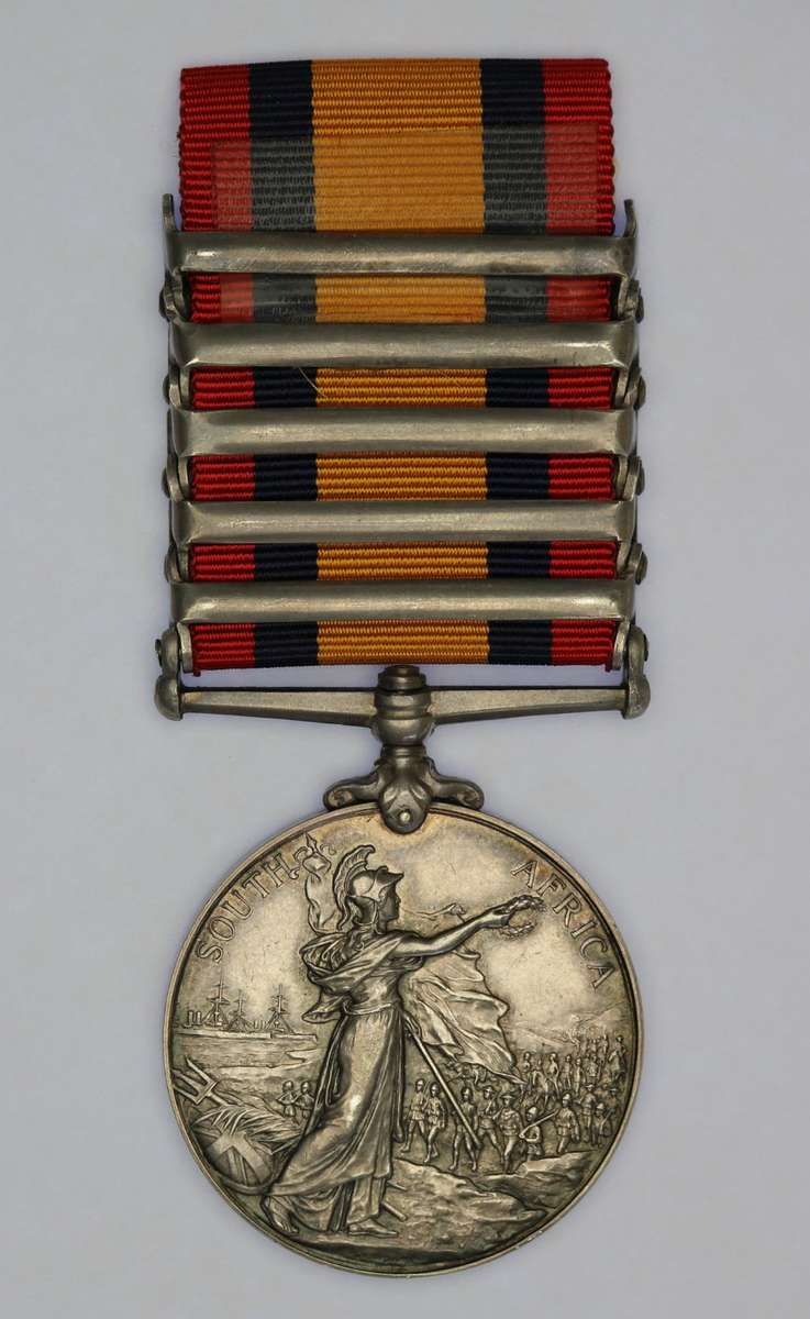 QSA 5 bar: Talana, DoL, OFS, TVL, LaingsN 866 Tpr A Stutters Natal Carbnrs. EF