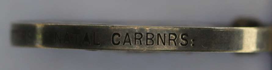 QSA 5 bar: Talana, DoL, OFS, TVL, LaingsN 866 Tpr A Stutters Natal Carbnrs. EF