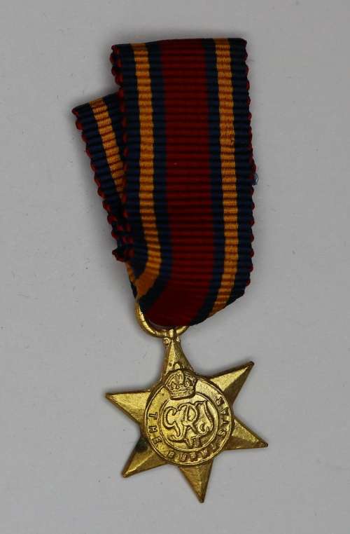 Miniature Burma Star EF