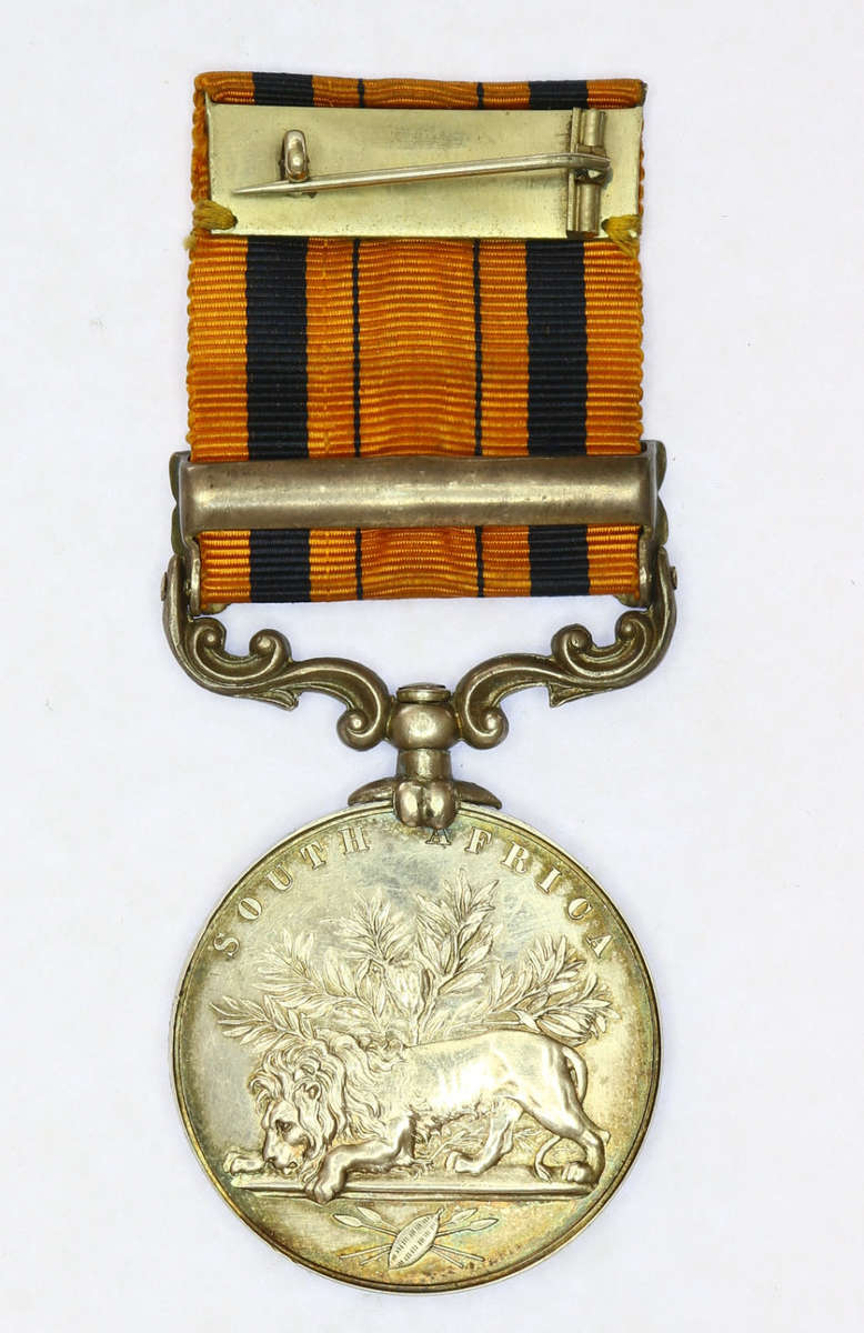 South Africa Medal 1879 - bar: 1877 - 8 Lieut. C. Sonn Victoria W. Vol. EF