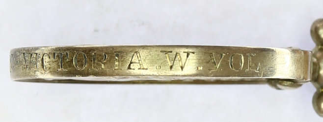 South Africa Medal 1879 - bar: 1877 - 8 Lieut. C. Sonn Victoria W. Vol. EF