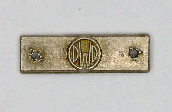 Miniature De Wet Decoration bar for 40 years service EF