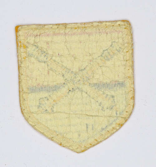 School of Artillery embroidered cloth flash patch