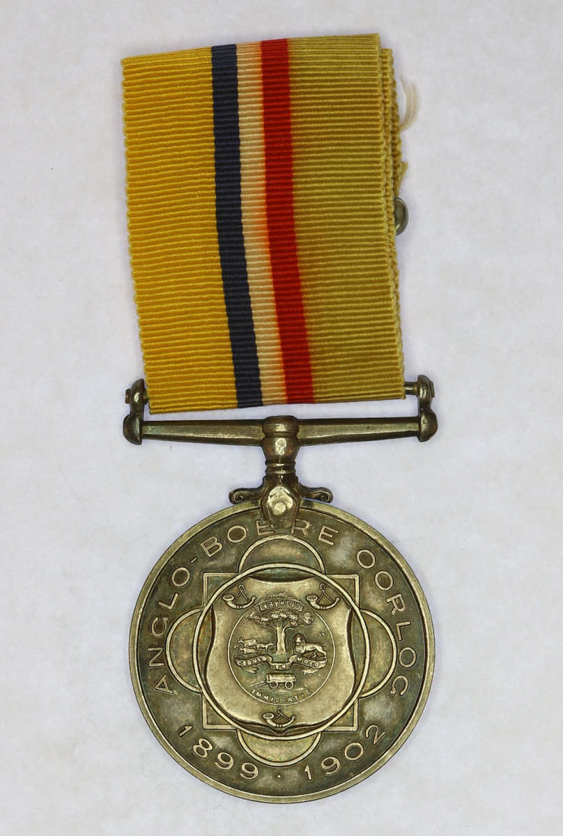 ABO medal to Burger Thomas Frederik Dreyer Wakkerstroom Commando EF