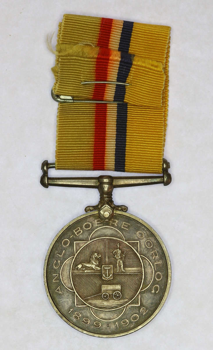 ABO medal to Burger Thomas Frederik Dreyer Wakkerstroom Commando EF