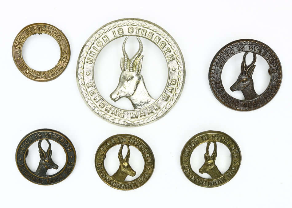 South Africa General Service cap and collar badges