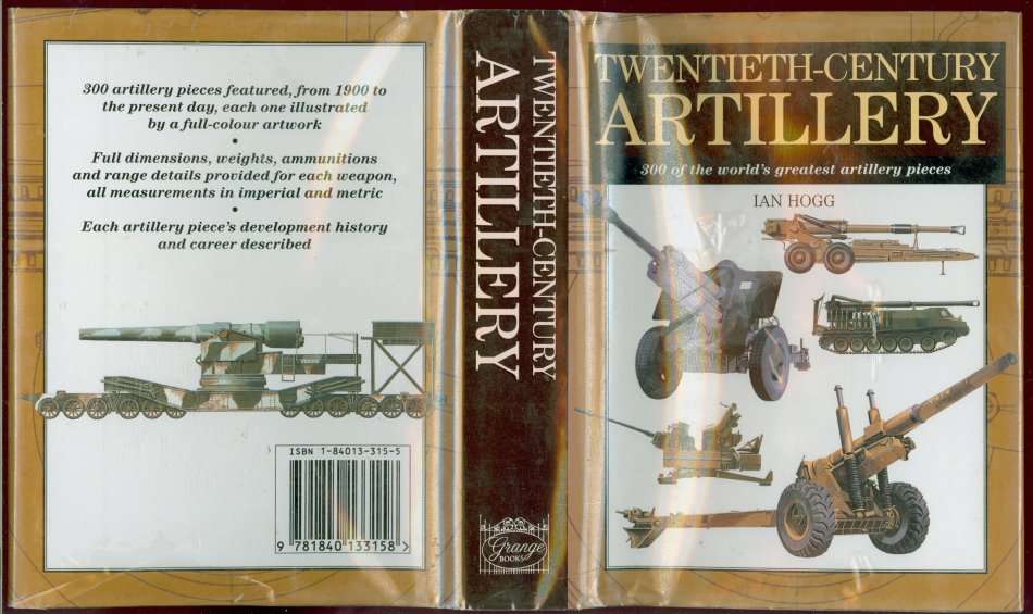 Twentieth-Century Artillery Hogg hardcover 320 pages like new