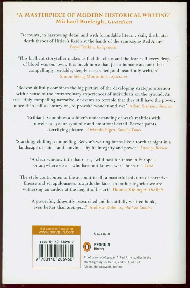 Stalingrad Beevor softcover 493 pages like new