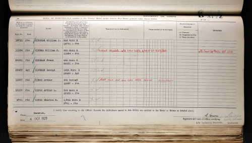 Memorial plaque William Nicholas Kingma EF