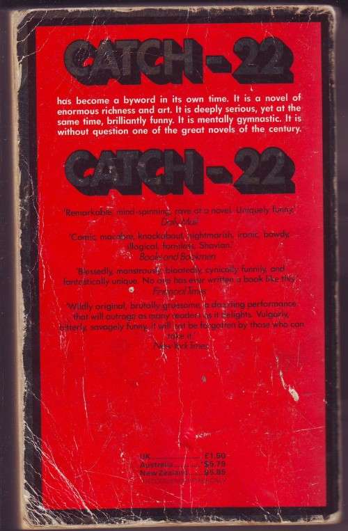 Catch 22 Joseph Heller soft cover 478 pages