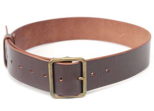 Swiss army leather belt to fit waist 75cm mint
