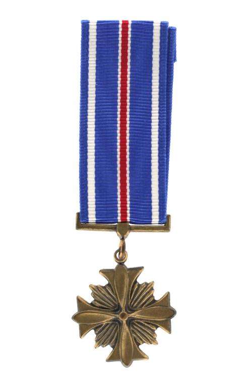 Miniature USA Distinguished Flying Cross EF