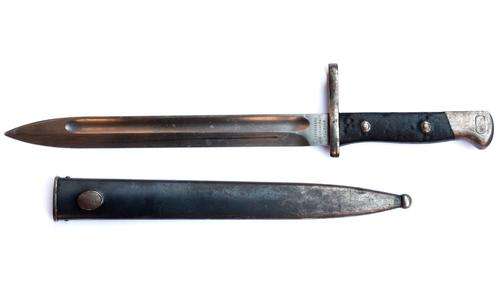 Weyersberg Kirshbaum & Co Solingen 1895 Chilean Mauser Knife Bayonet Very Good