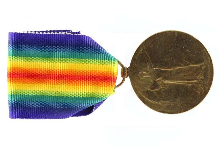 Victory Medal Wildman 1st Cape CLR VF