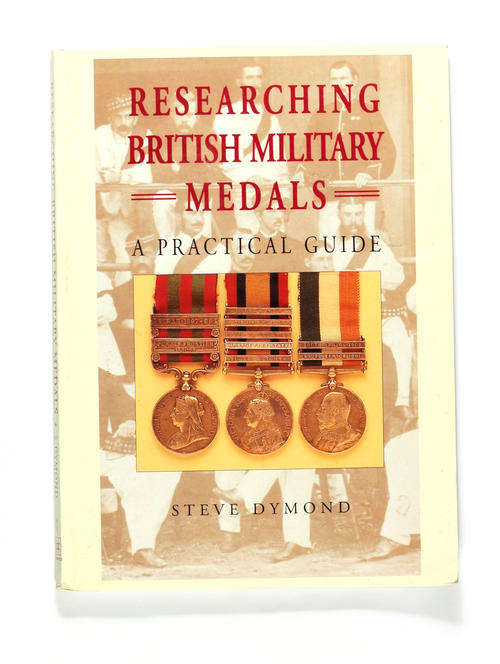 REDUCED Researching British Military Medals a Practical Guide Steve Dymond Good Book