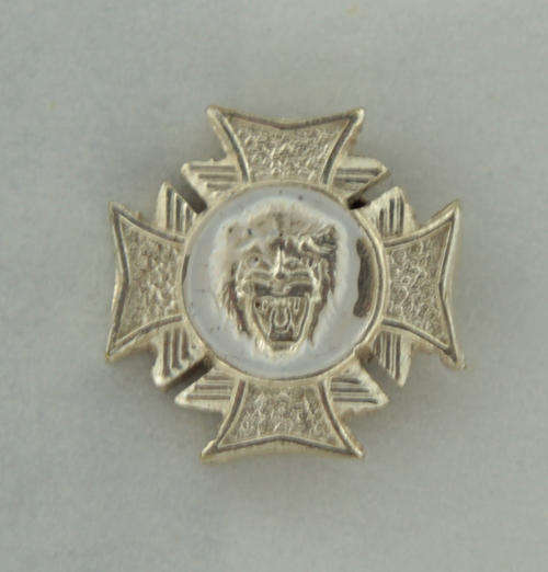 Original Silver Cross of Rhodesia ribbon button EF