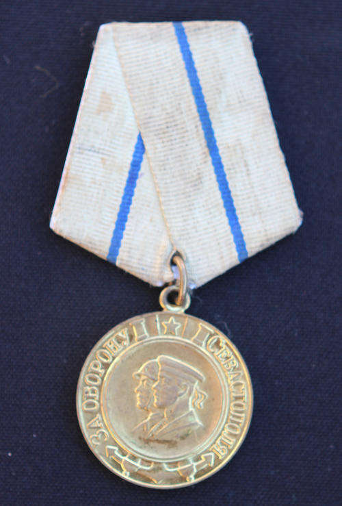Soviet Union Medal for the Defence of Sevastopol Variation 2 NEF