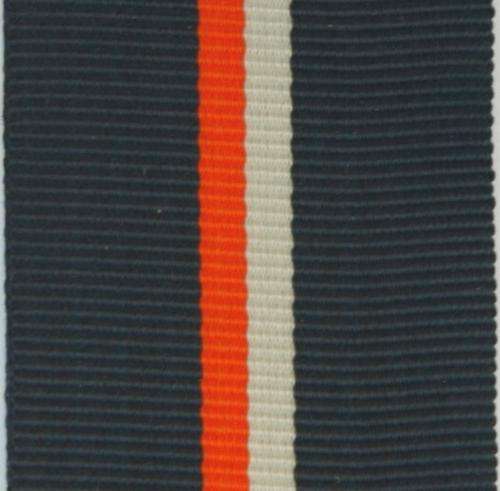 Full Size Ribbon - SADF Southern Cross Medal (1952) (15cm)