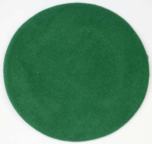 Bright green beret made by Botswana Cap Manufacturers Lobatse size 54 Mint