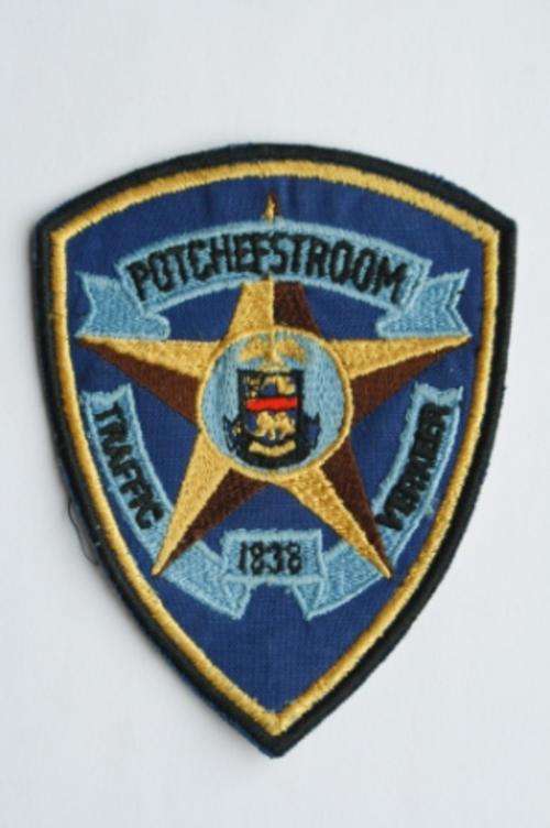 Potchefstroom Traffic Verkeer 1838 Embroidered Patch (9,5 x 12cm)