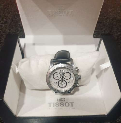 TISSOT 1853 V8 Chronograph White Dial Men`s Watch