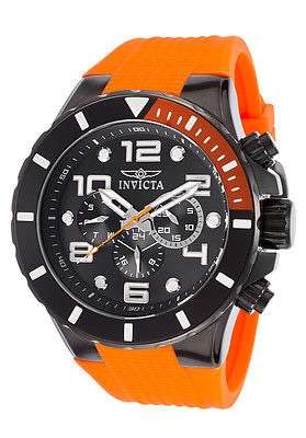 INVICTA PRO DIVER MEN'S MULTI-FUNCTION POLYURETHANE WATCH