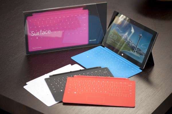 MICROSOFT SURFACE 32GB 10.6" TABLET Wifi,Dark Titanium(incl New Touch Cover&Leather Case)